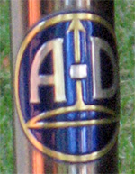 Austro-Daimler trademark head badge plate