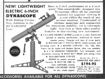 Criterion Dynascope RV-6 Telescope first Ad