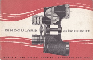 Bausch & Lomb Life Long Binoculars 1934 Catalog and price sheet .pdf request page