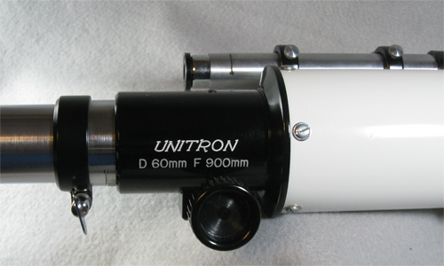 Unitron 60mm telescope, model 114 cased (65,488 bytes)