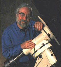Terrence Dickinson with Astro-Physics Model 1200 Mount (32398 bytes)