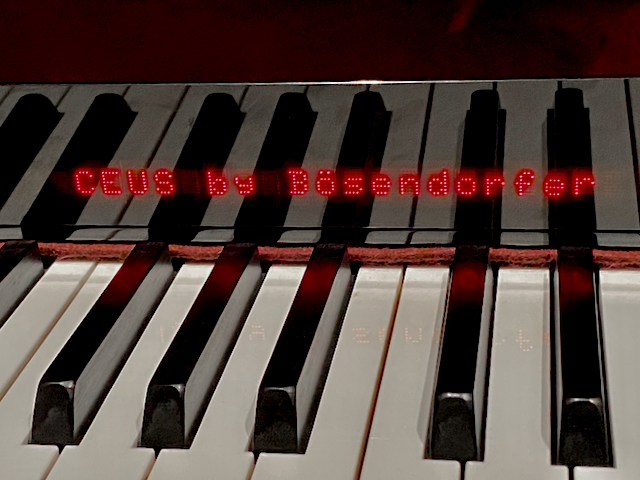 Bosendorfer CEUS startup message