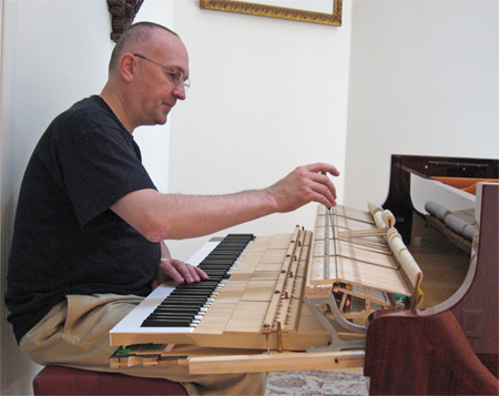 Gerhard Feldmann at work