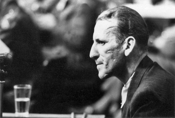 Ernst Kaltenbrunner at Nurnberg Trials (57,109 bytes)