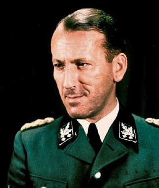 Ernst Kaltenbrunner at Nurnberg Trials (44,138 bytes)