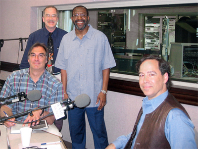 Goeff, Laird, Kojo and Martin in studio (63,079 bytes)