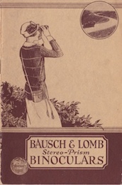 Bausch & Lomb Life Long Binoculars 1923 catalog and price sheet .pdf request page