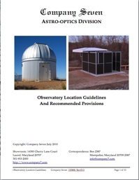 Observatory Location Guidelines cover (21,329 bytes)