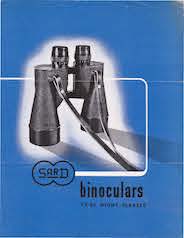 SARD Binoculars 7x 50 Night Glasses brochure .pdf file request page