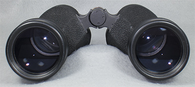 objectives end view of U.S. Navy SARD 7x50 Mark XLIV Mod. 0 binocular (110,732 bytes)