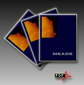 Meade 2002 Catalog cover and pdf logo
