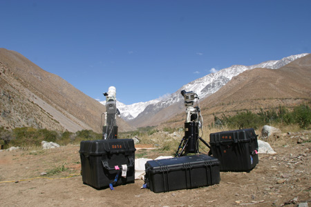 Particle Wave Tech. Monoliths in the field