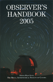 cover of Observers Handbook 2005 issue