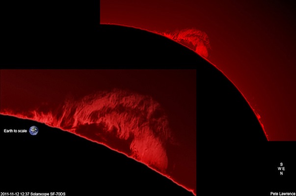 Loop Prominence 12 Nov 2011 at 12:19:39 GMT