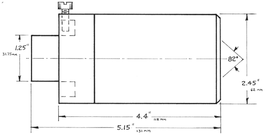 TeleVue 13mm Nagler drawing from a brochure of 1980