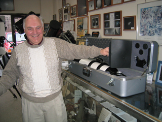 Al Nagler finally revealing his new telescope at Company Seven (111,487 bytes)