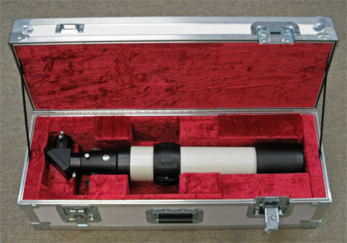 TeleVue NP101 telescope in optional Company Seven ATA case (138,840 bytes)