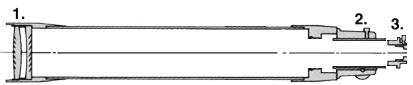 TeleVue 102 telescope cross section drawing (5,683 bytes)